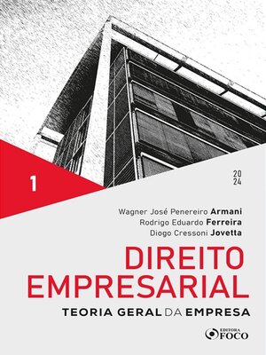 cover image of Direito Empresarial--Teoria Geral da Empresa--Vol 01